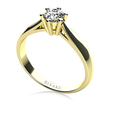 Zásnubný prsteň žlté zlato Serah