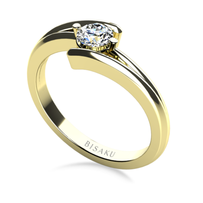 Zásnubný prsteň žlté zlato Emory