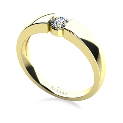 Zásnubný prsteň žlté zlato Thea