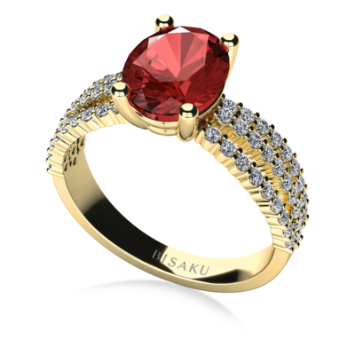 Zásnubný prsteň žlté zlato AmiraIII